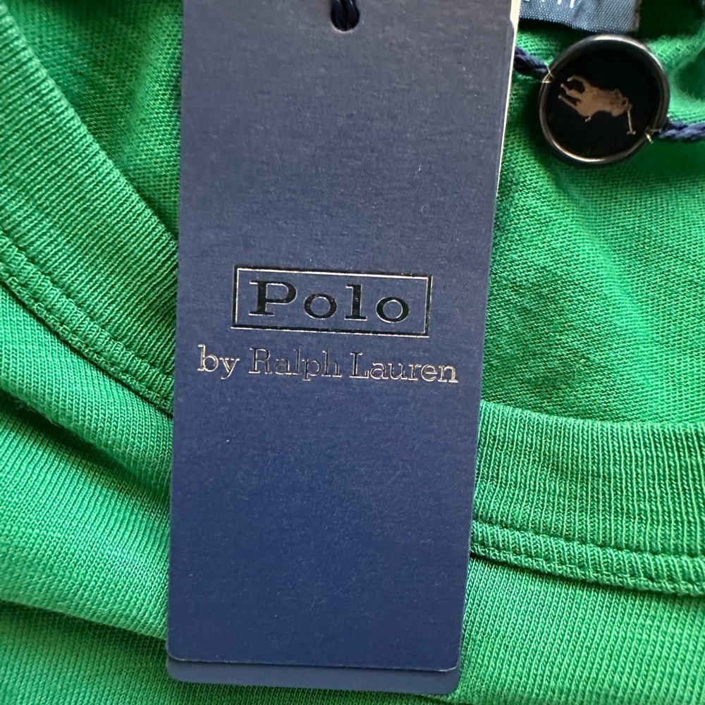 Polo Ralph Lauren PWing Cross Country RL Athletics Shirt Green Men’s Size Large - Picture 4 of 6